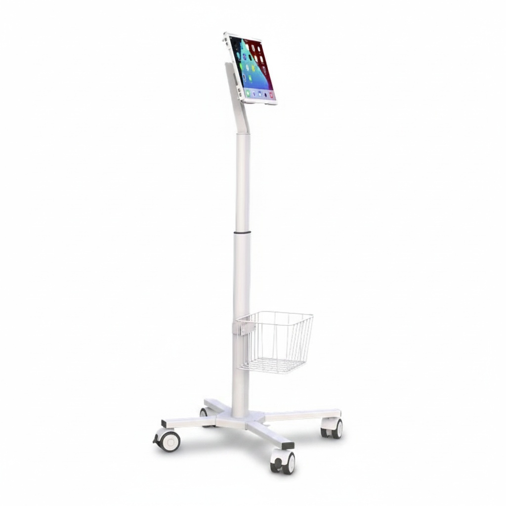 Tablet Stand Adjustable - Carrinho de Estação de Trabalho Médica,