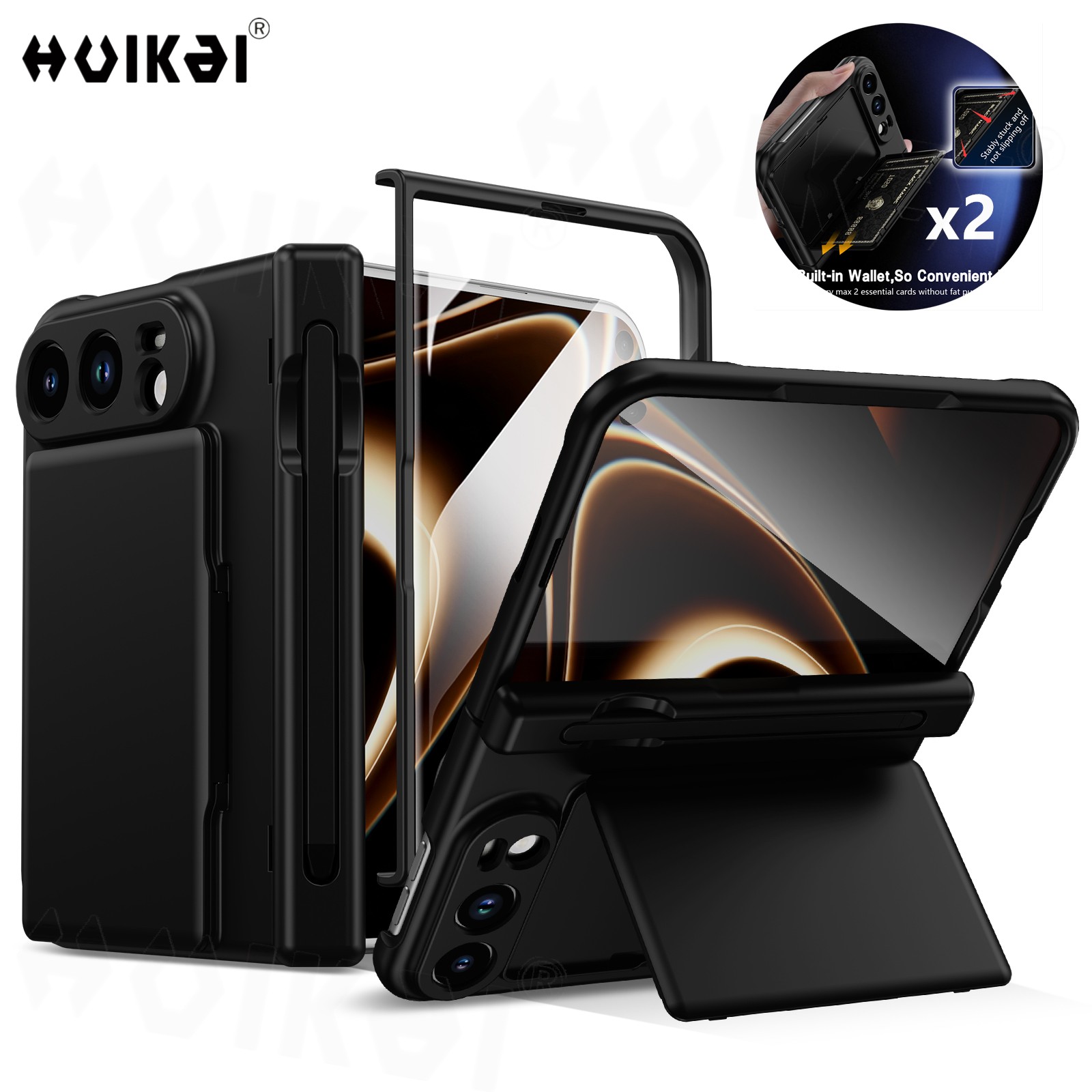 Windows Tablet Accessories - Capa carteira com suporte para cartões