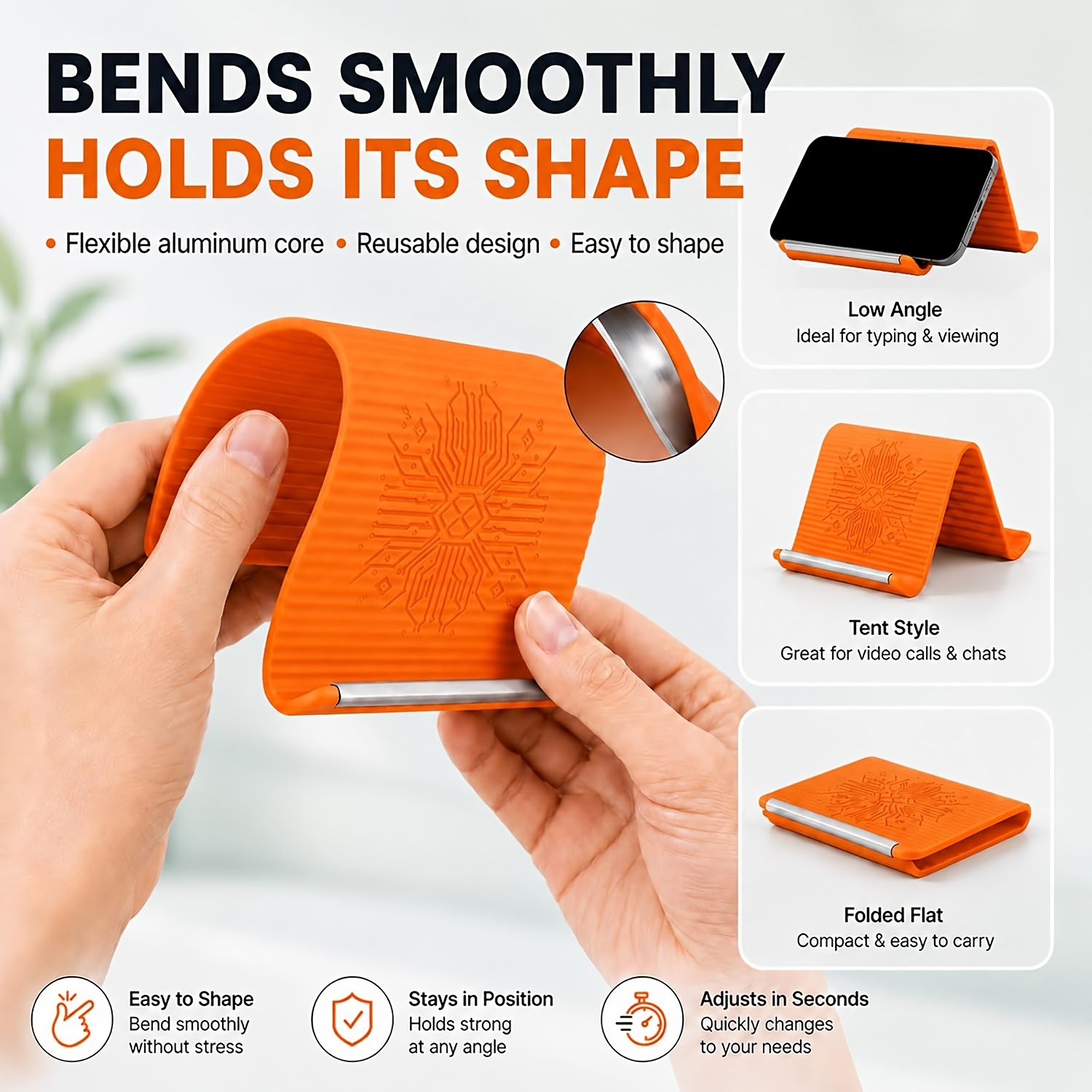Suporte de Telefone de Silicon - Tablet Stand Adjustable avaliação e preço