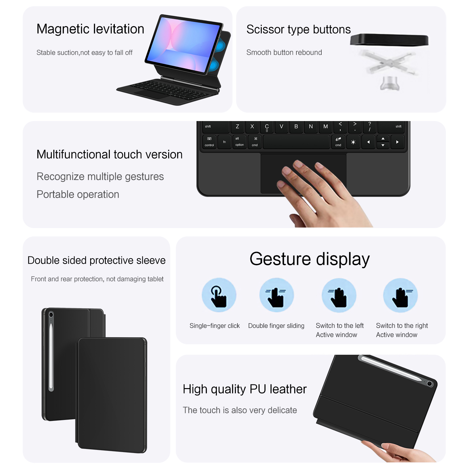 Teclado Mágico para Samsung Ga - Vortex Tablet Accessories avaliação e preço